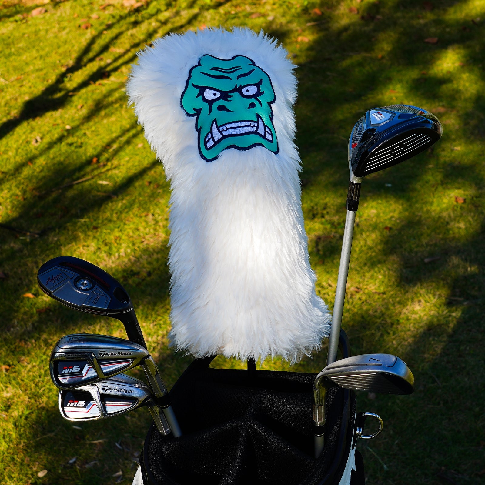 White Driver Head Cover