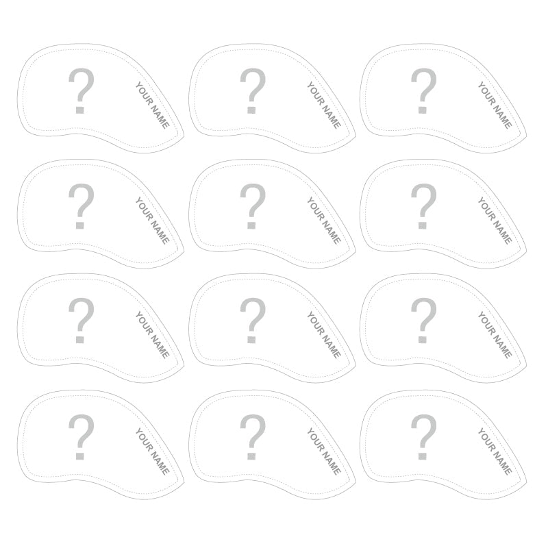New Customization Personalized Golf Iron Head Covers 12pcs-CraftsmanGolf