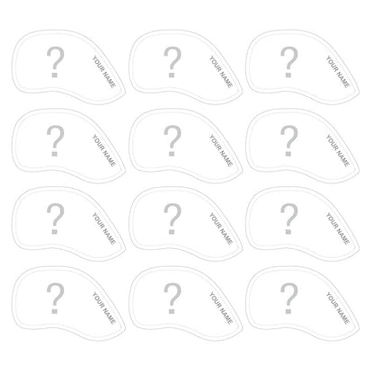 New Customization Personalized Golf Iron Head Covers 12pcs-CraftsmanGolf