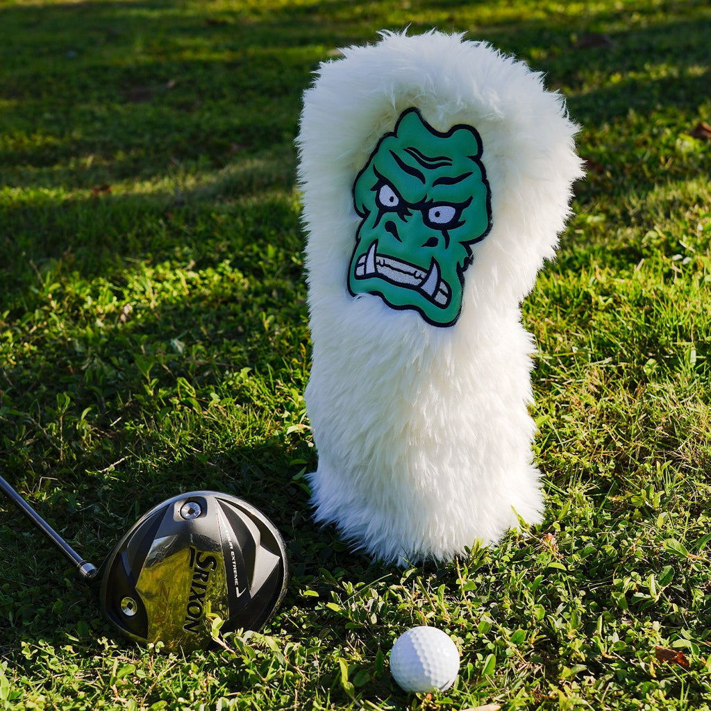 White Driver Head Cover