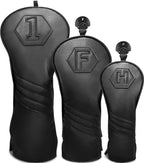 Black Diamond Three-Piece Golf Headcover Set