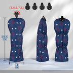 Cactus Printing Golf Head Cover Set