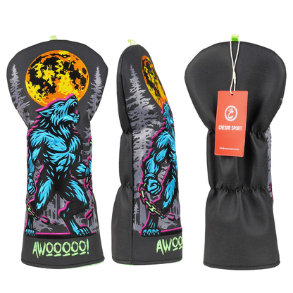 Black Werewolf Golf Headcover
