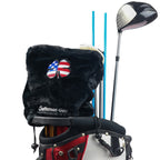 Black USA Style Lucky Clover Stuffed Iron Bag