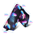Maple Leaves Floral Black Blade Putter Cover