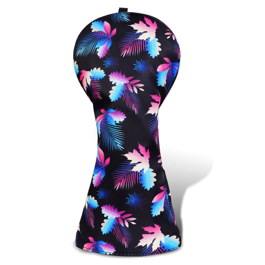 Maple Leaves Floral Canva Golf Head Cover Set