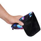 Maple Leaves Floral Black Blade Putter Cover