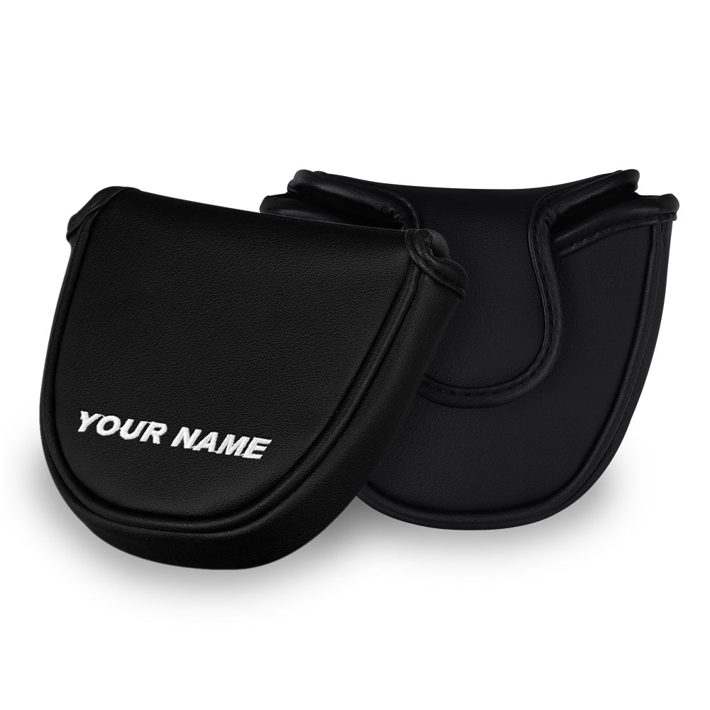Custom Mallet Putter Head Cover with Your Name