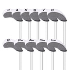 Black Neoprene Iron Covers Set 11pcs（3-9, Pw, Aw, Sw, Lw）